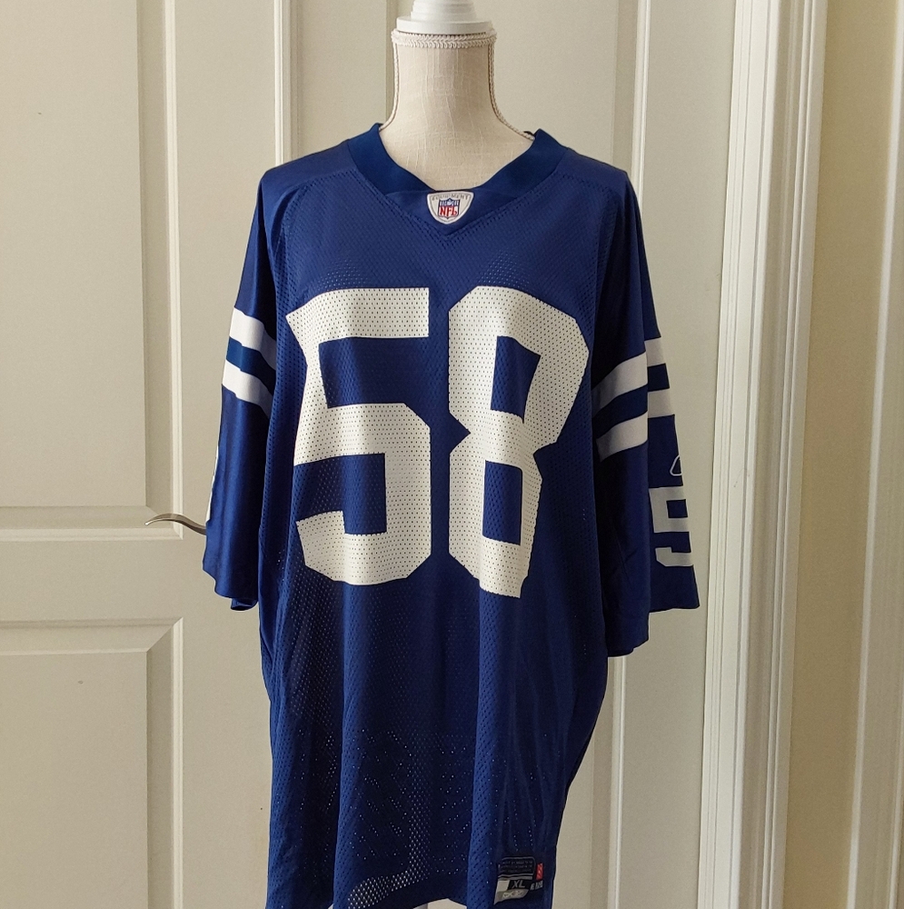 Reebok Blue and White Athletic Jerseys
